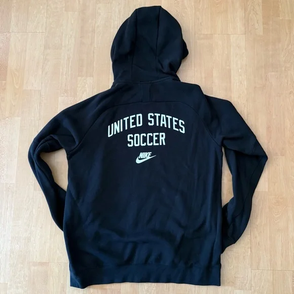Men's Nike Black US Soccer Fleece Pullover Hoodie Large - Picture 4 of 7